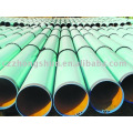 anti-corrosion steel tube,carbon pipe /ASTM A53,GR.B ,API PE COATED